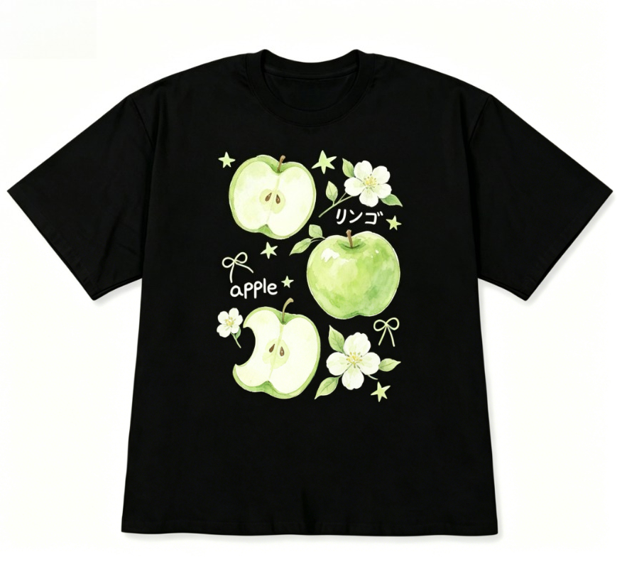 Summer Clothing Reviews - Women's Clothing Y2k Apple Print Crew