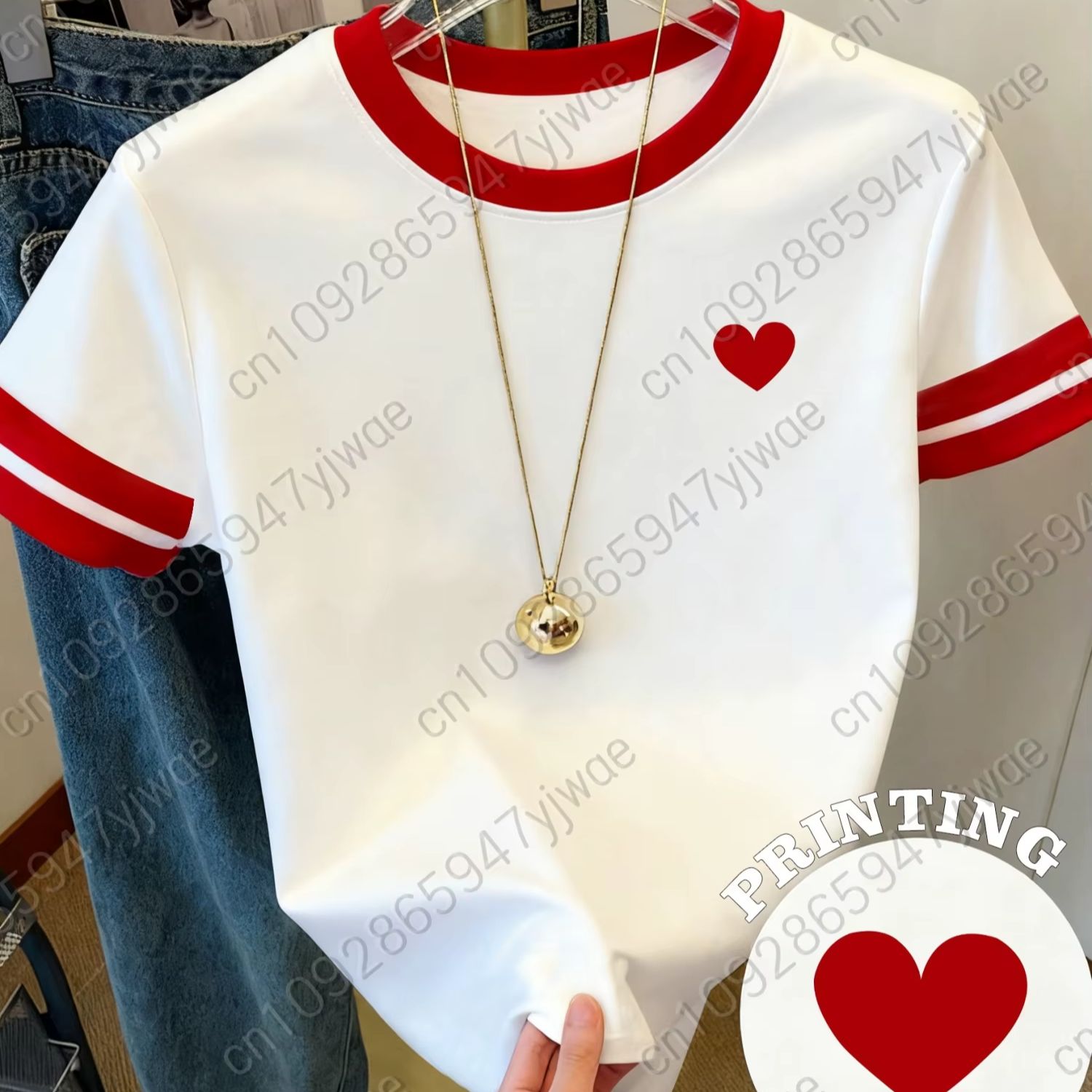 Summer Edition Clothing - Womens Short Sleeve Valentines Day Edition