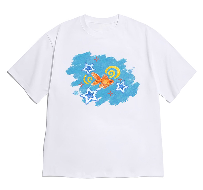 Summer Clothing Reviews - 2000s Summer Goldfish and Star Print