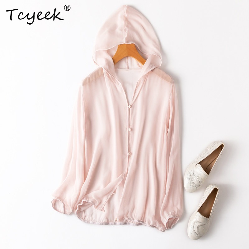 Summer Clothing Women - Tcyeek 100% Real Mulberry Silk Woman