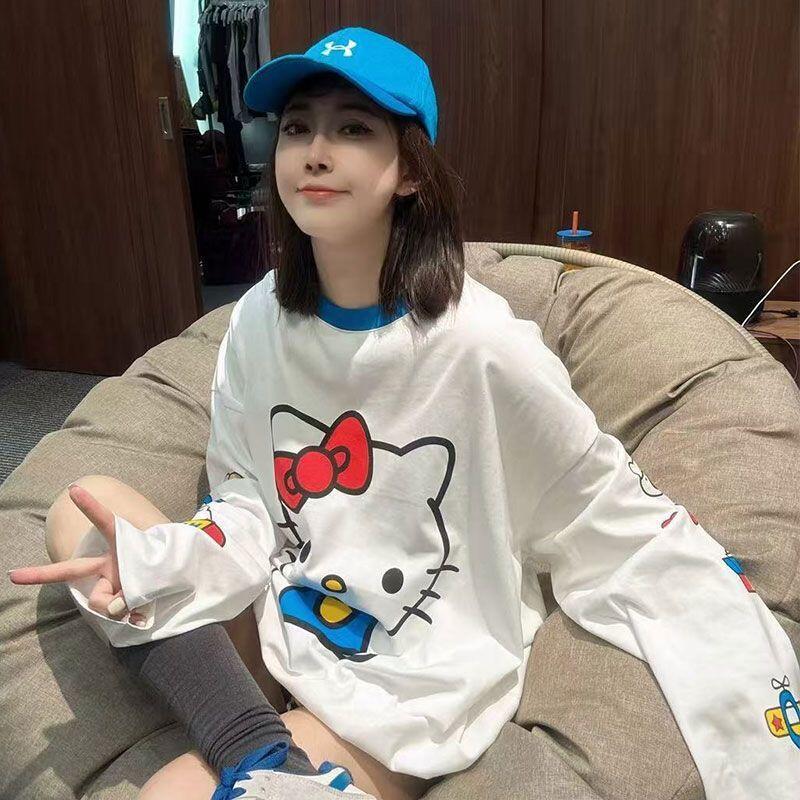 Summer Clothing Women - Long-Sleeved Hello Kitty Summer New Style