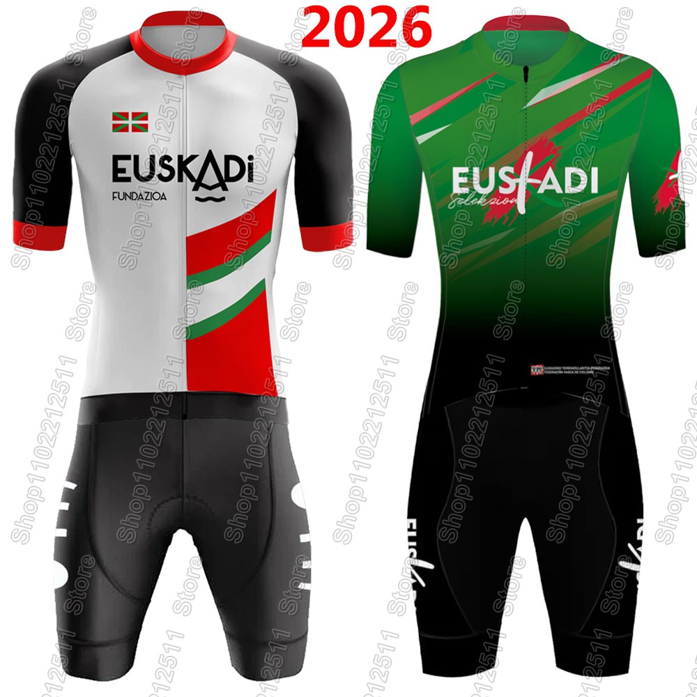 Summer Clothing Sale Men - Euskadi Team Cycling Jersey 2026 Set