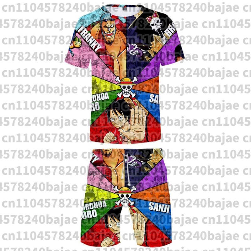 Summer Clothing Items - One Piece Kids Outfit Chopper Luffy