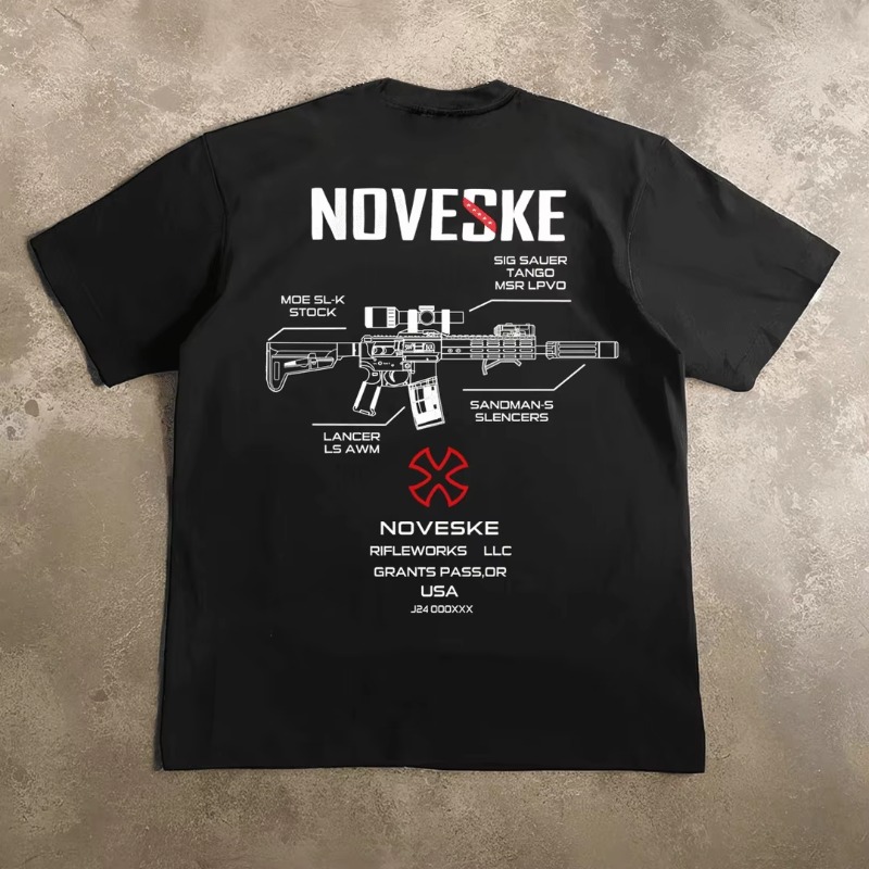 Summer Clothing Women Sale - Funny Gun Noveske Men Clothes Fashion