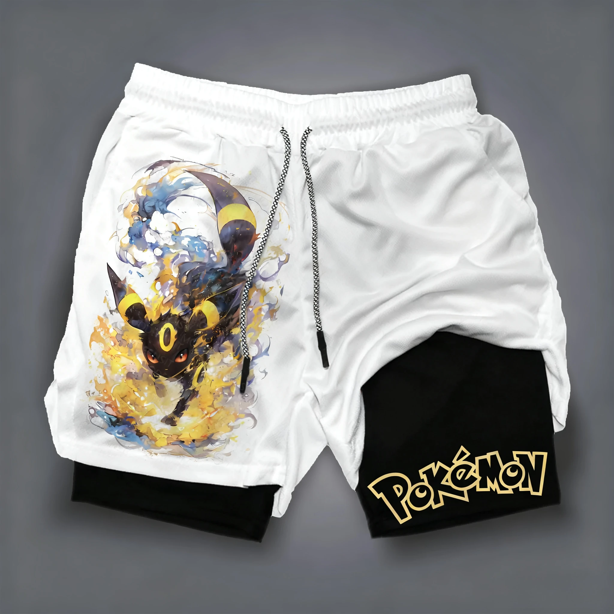 Pokémon Anime White Double Lay - Summer Clothing Layering ulasan dan harga