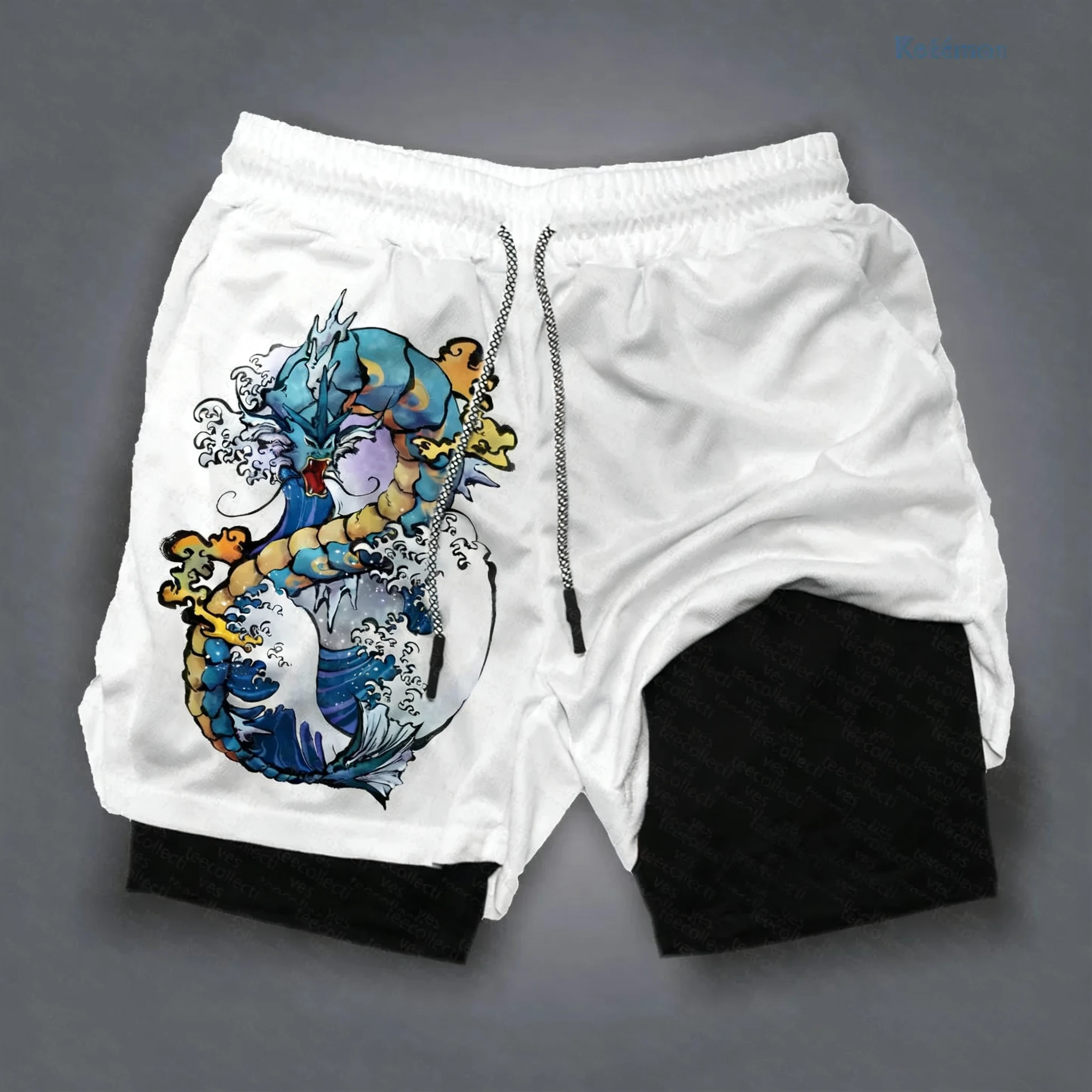 Pokémon Anime White Double Lay - Summer Clothing Layering ulasan dan harga
