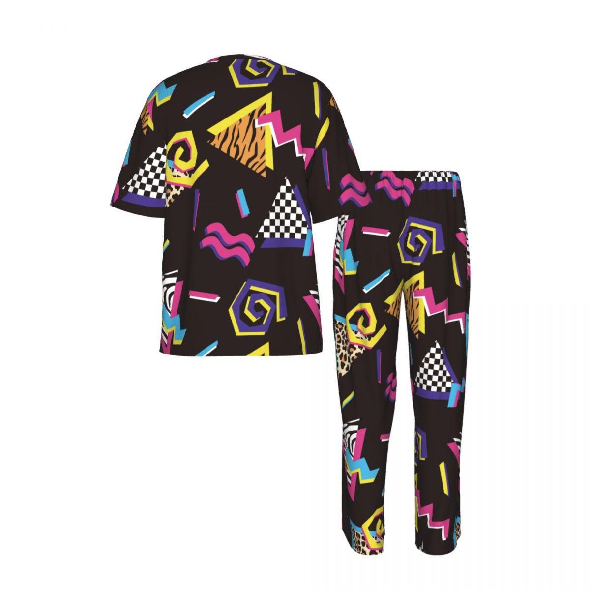 Men Pajamas Suit Short Sleeved - Summer Clothing Long Sleeve ulasan dan harga
