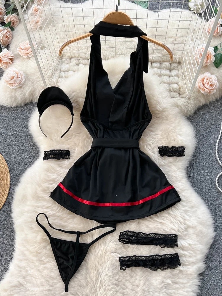 Erotic Fashion Sexy Halter Lin - Summer Clothing Items ulasan dan harga
