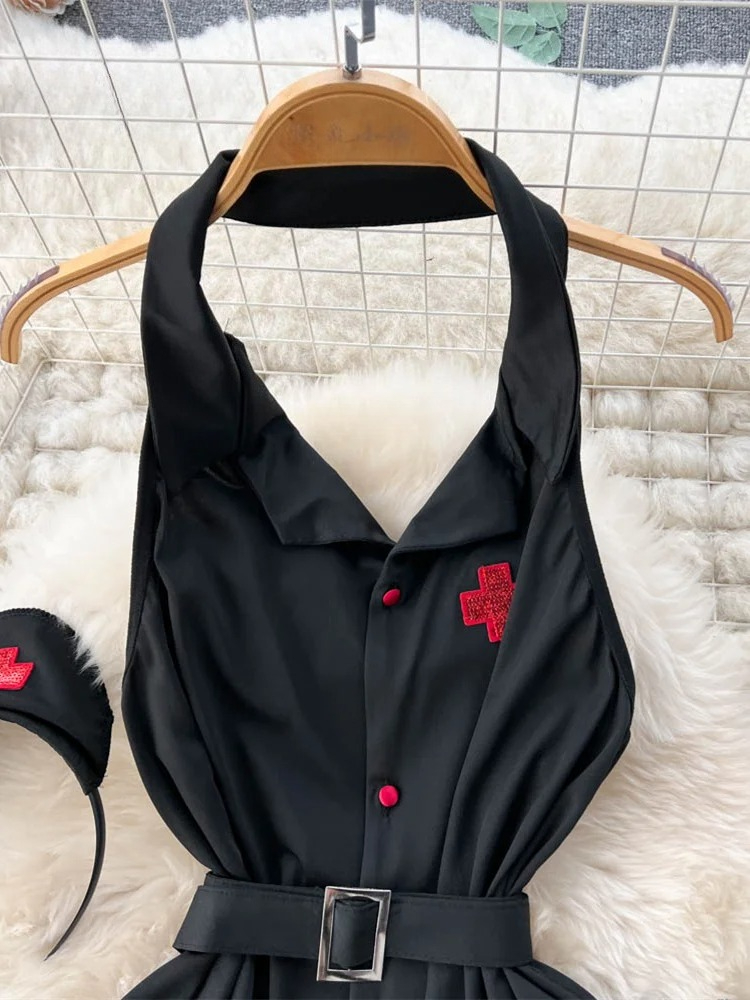 Erotic Fashion Sexy Halter Lin - Summer Clothing Items ulasan dan harga