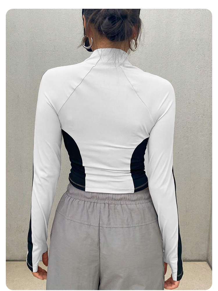 Yoga Clothes Stand Up Collar J - Summer Clothing Women ulasan dan harga
