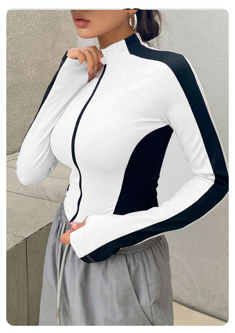 Yoga Clothes Stand Up Collar J - Summer Clothing Women ulasan dan harga
