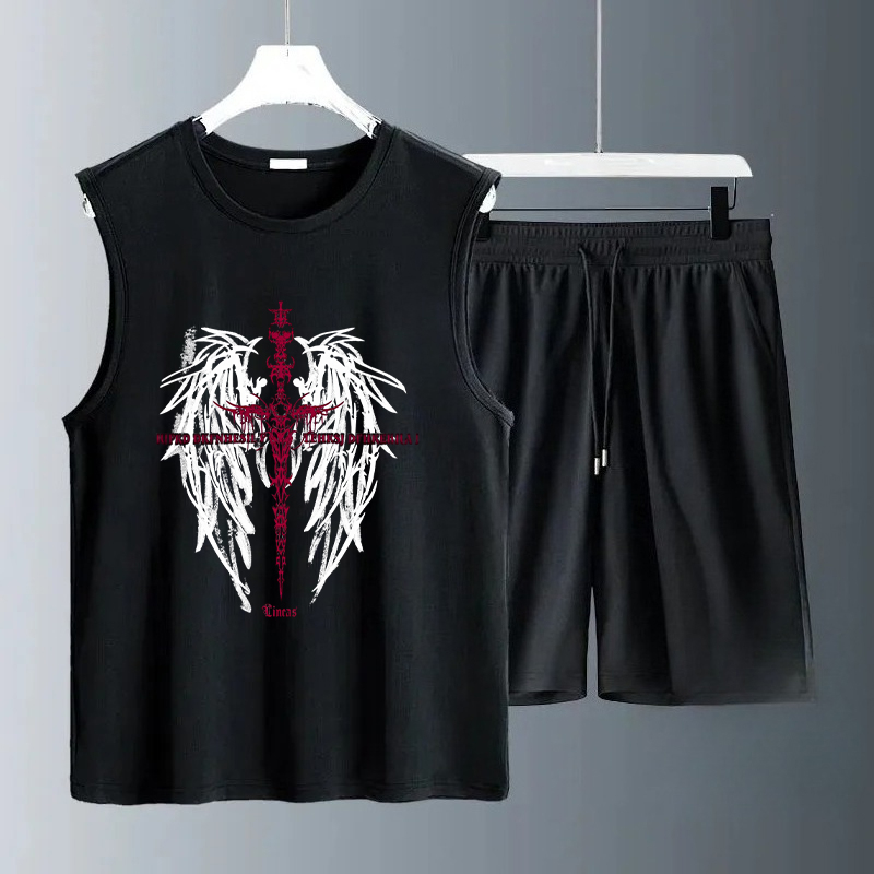 Men's Tank Top Sets 2026 Summe - Summer Clothing Beach ulasan dan harga
