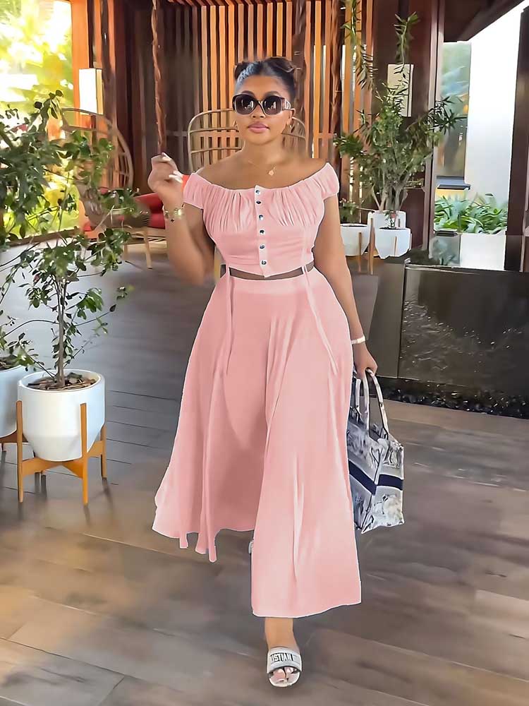 Two Piece Set for Women Dress  - Summer Clothing Women Sale ulasan dan harga