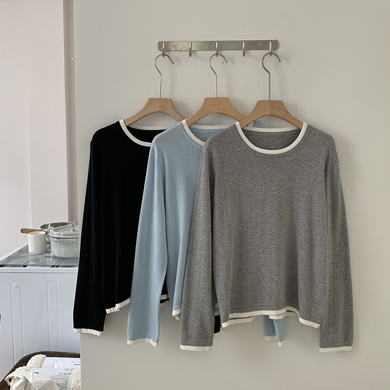 100% Cotton Women O-neck Color - Summer Clothing Long Sleeve ulasan dan harga