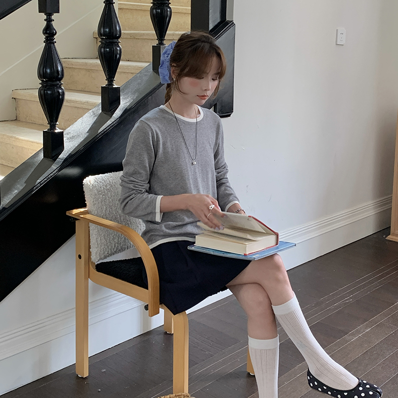 100% Cotton Women O-neck Color - Summer Clothing Long Sleeve ulasan dan harga