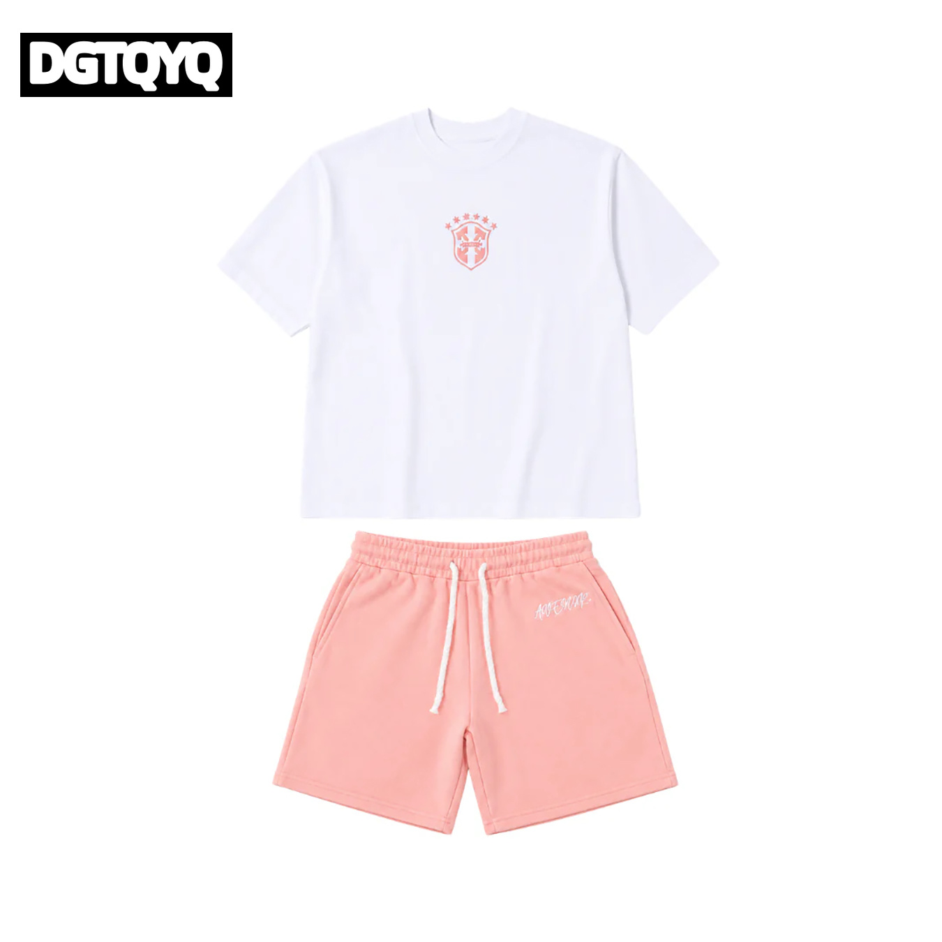 Man's Summer New Pink Embroide - Summer Clothing Women ulasan dan harga