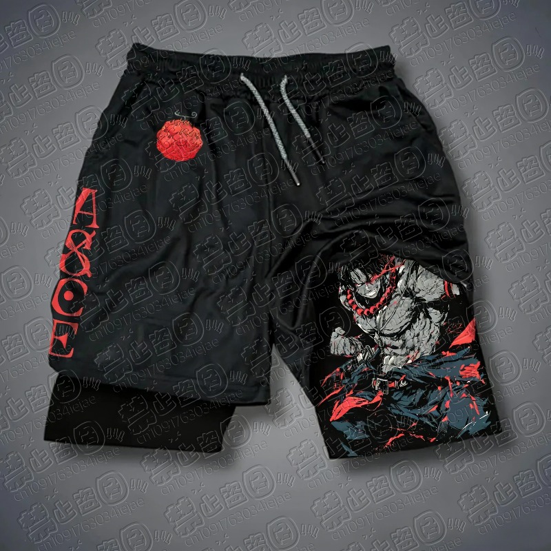 2026 One Piece Luffy Print Sho - Summer Clothing Layering ulasan dan harga