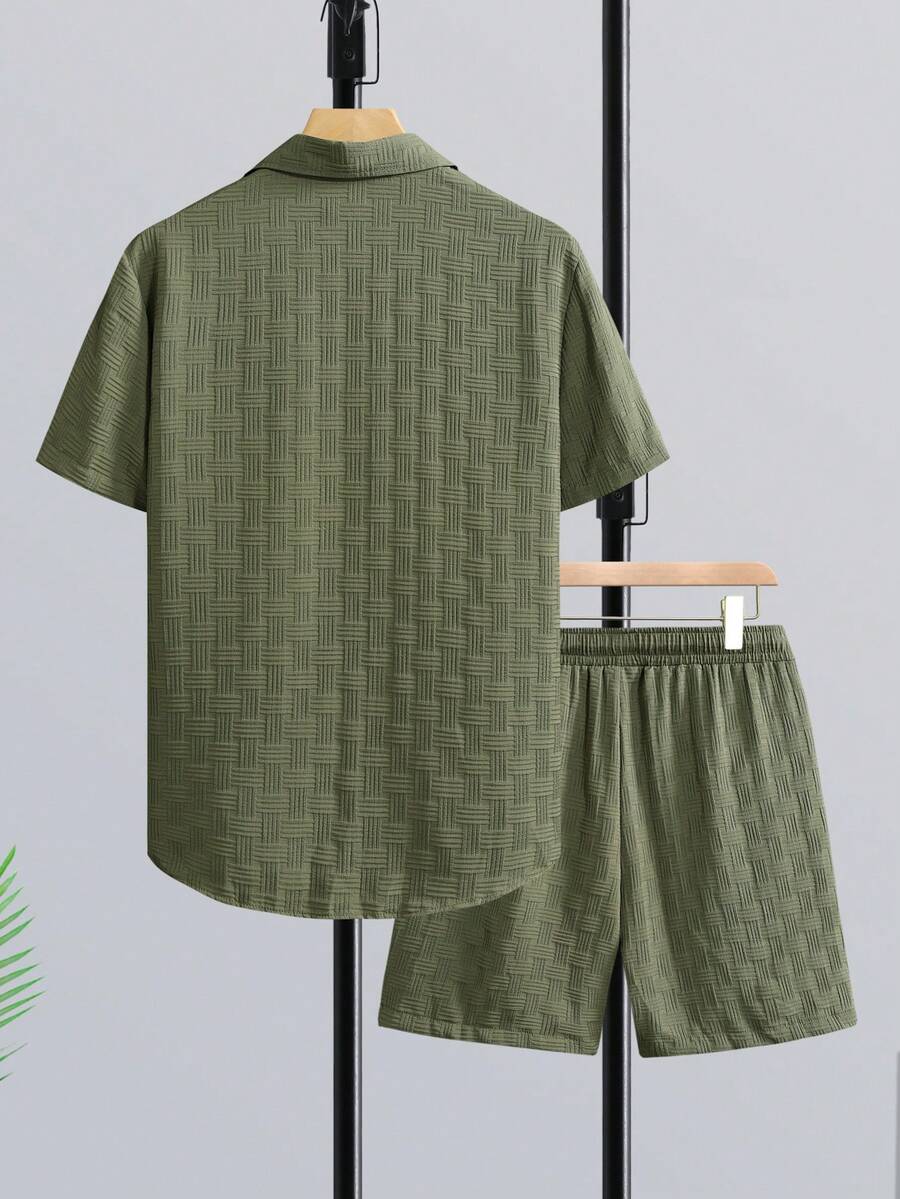 Manfinity RSRT Men's Mature Va - Linen Shorts Men ulasan dan harga