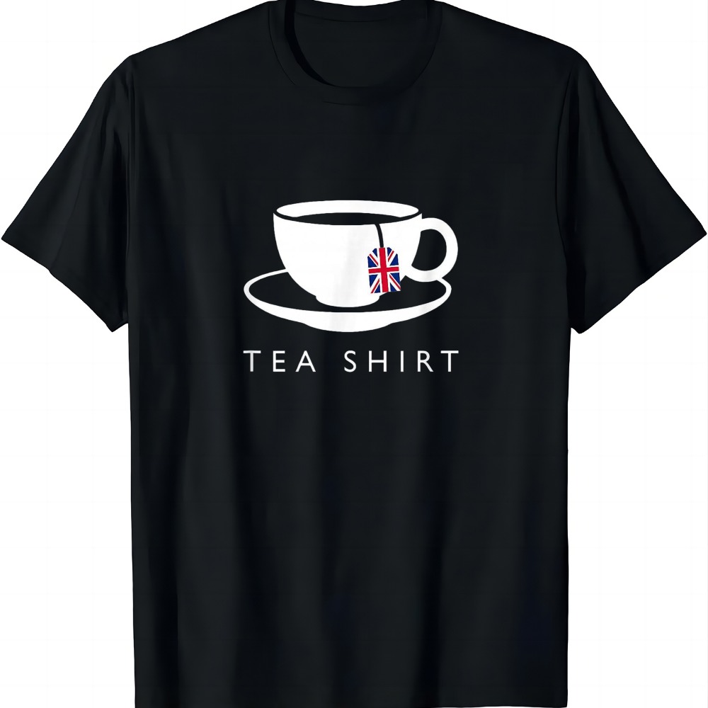 I Love English Tea UK Flag T-S - Summer Clothing Uk Men ulasan dan harga