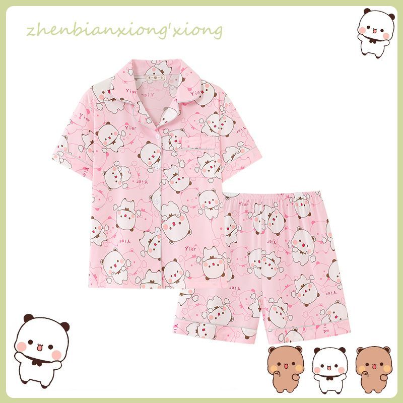 Panda Bubu And Yier Pajamas Pa - Summer Edition Clothing ulasan dan harga