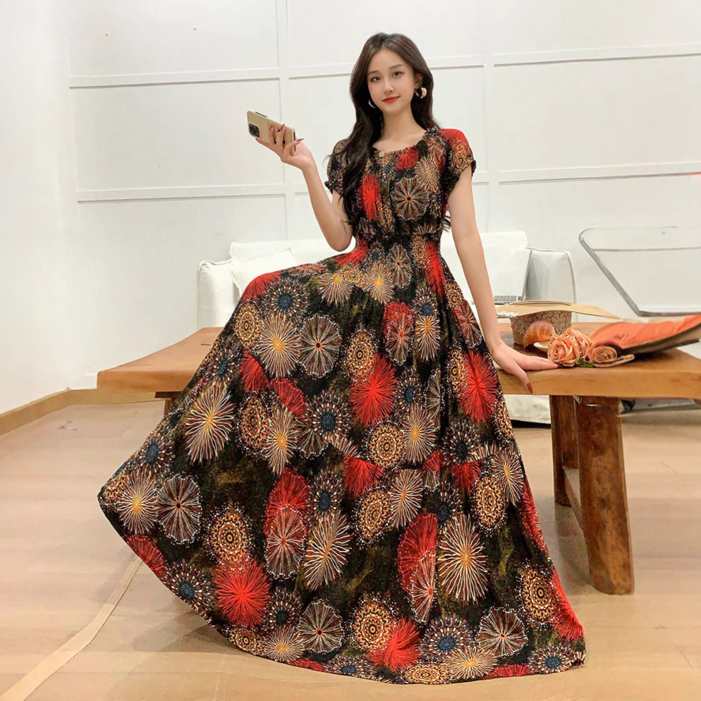 Women's Cotton Silk Dress Sexy - Summer Clothing Women Sale ulasan dan harga