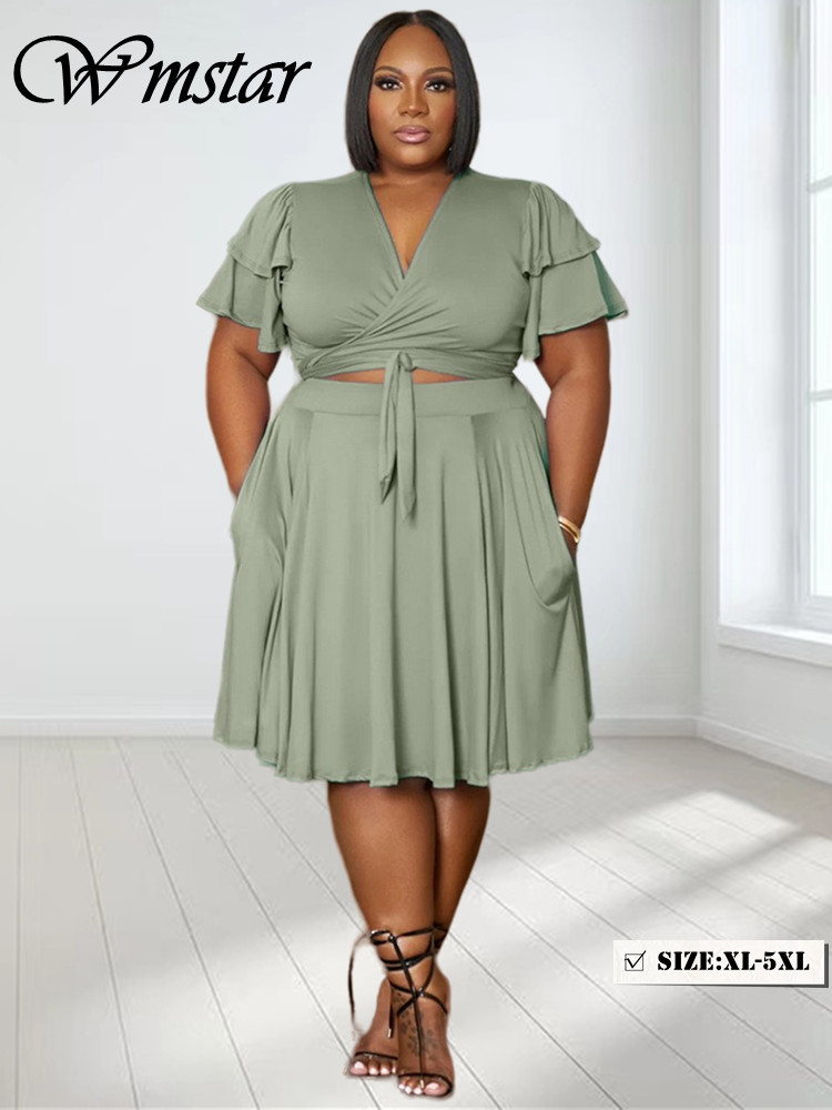Wmstar  2 Two Piece Women Clot - Summer Clothing Women Sale ulasan dan harga