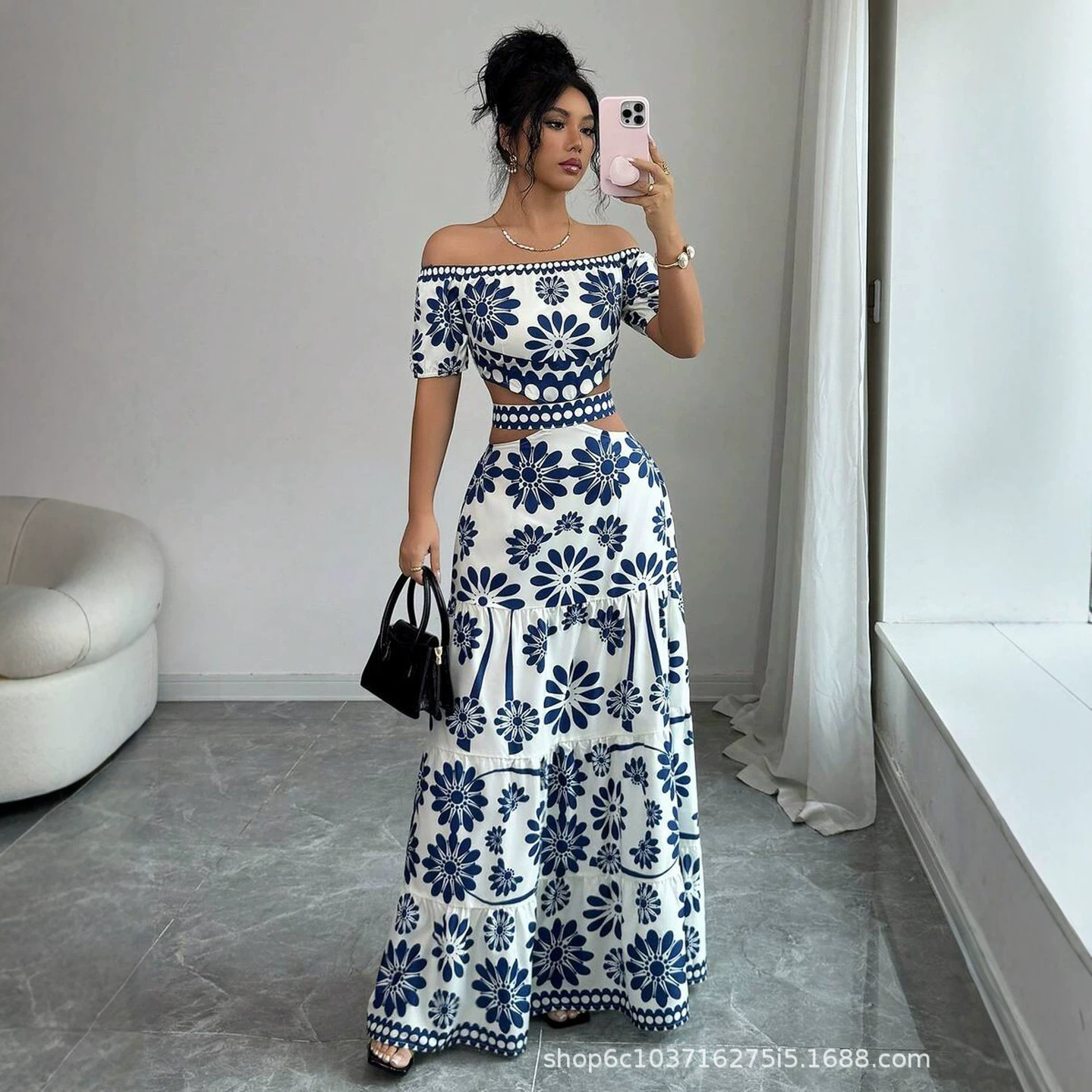 2026 Summer Outfit: Blue And W - Summer Clothing Layering ulasan dan harga