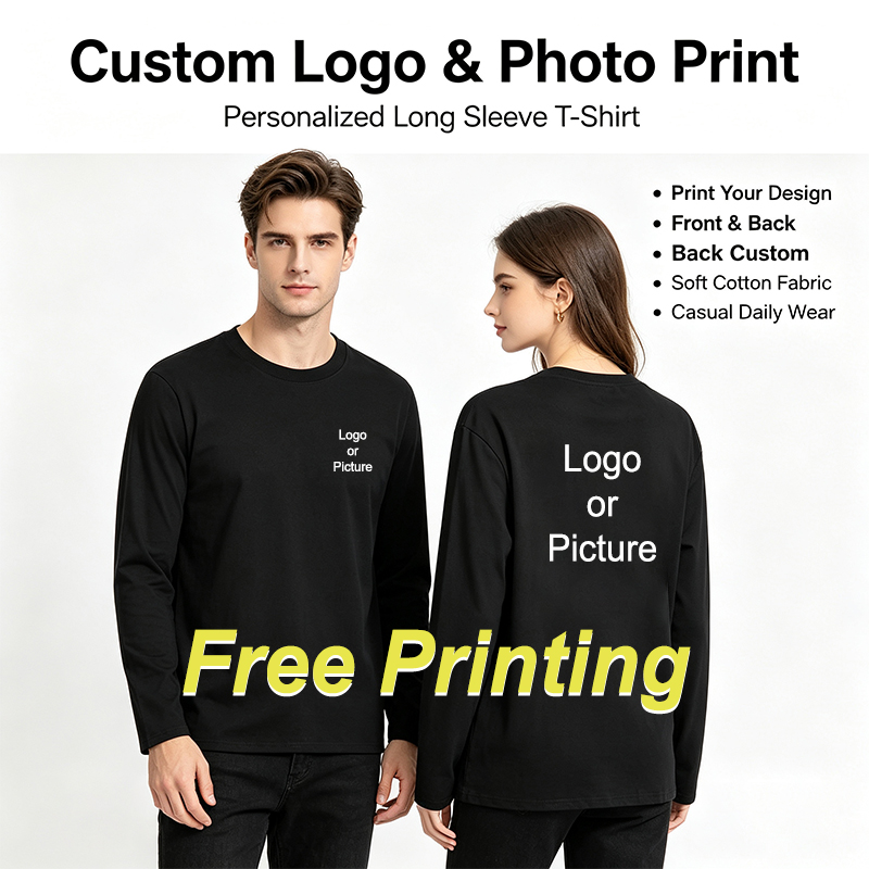 Customized Cotton Long Sleeve  - Summer Clothing Long Sleeve ulasan dan harga